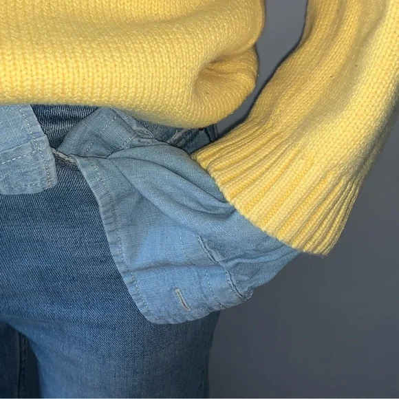 v i n t a g e :: Preppy Cotton Toggle Cowl Knit Sweater - Picture 10 of 11